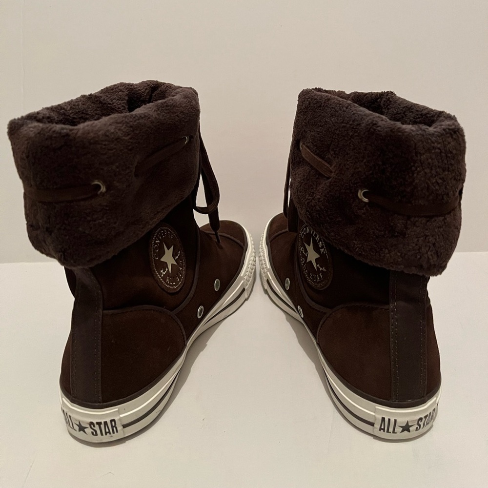 Converse Chuck Taylor Brown Leather Hi Top All Star Sneakers/ Boots Women’s
